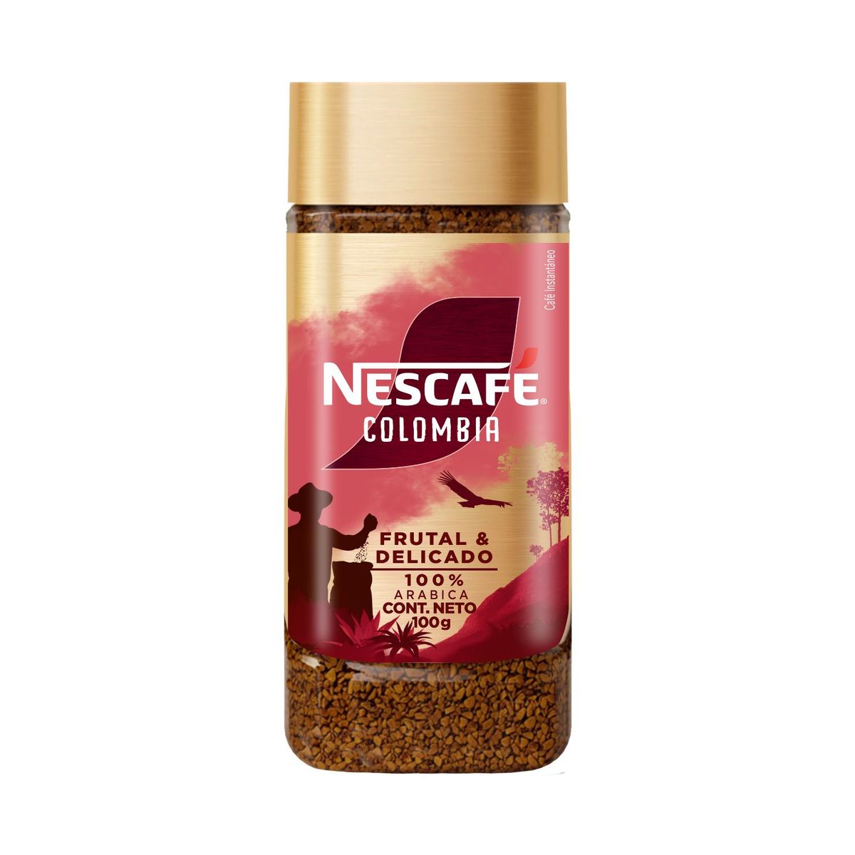 NESCAFE - Café Instantáneo Fina Selección Colombia Nescafe Frasco 100 g