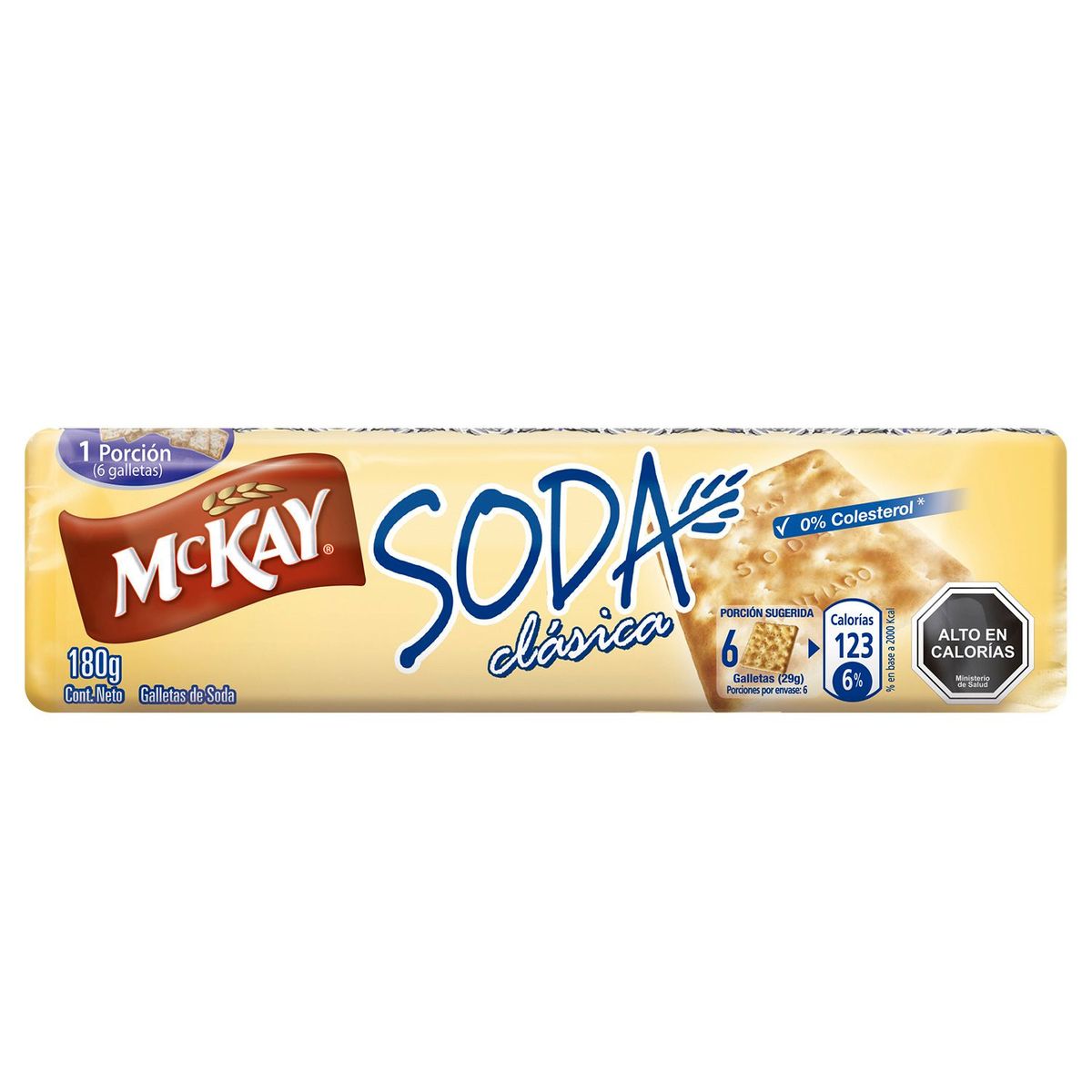 MCKAY - Galleta Soda Clásica Mckay 180 g
