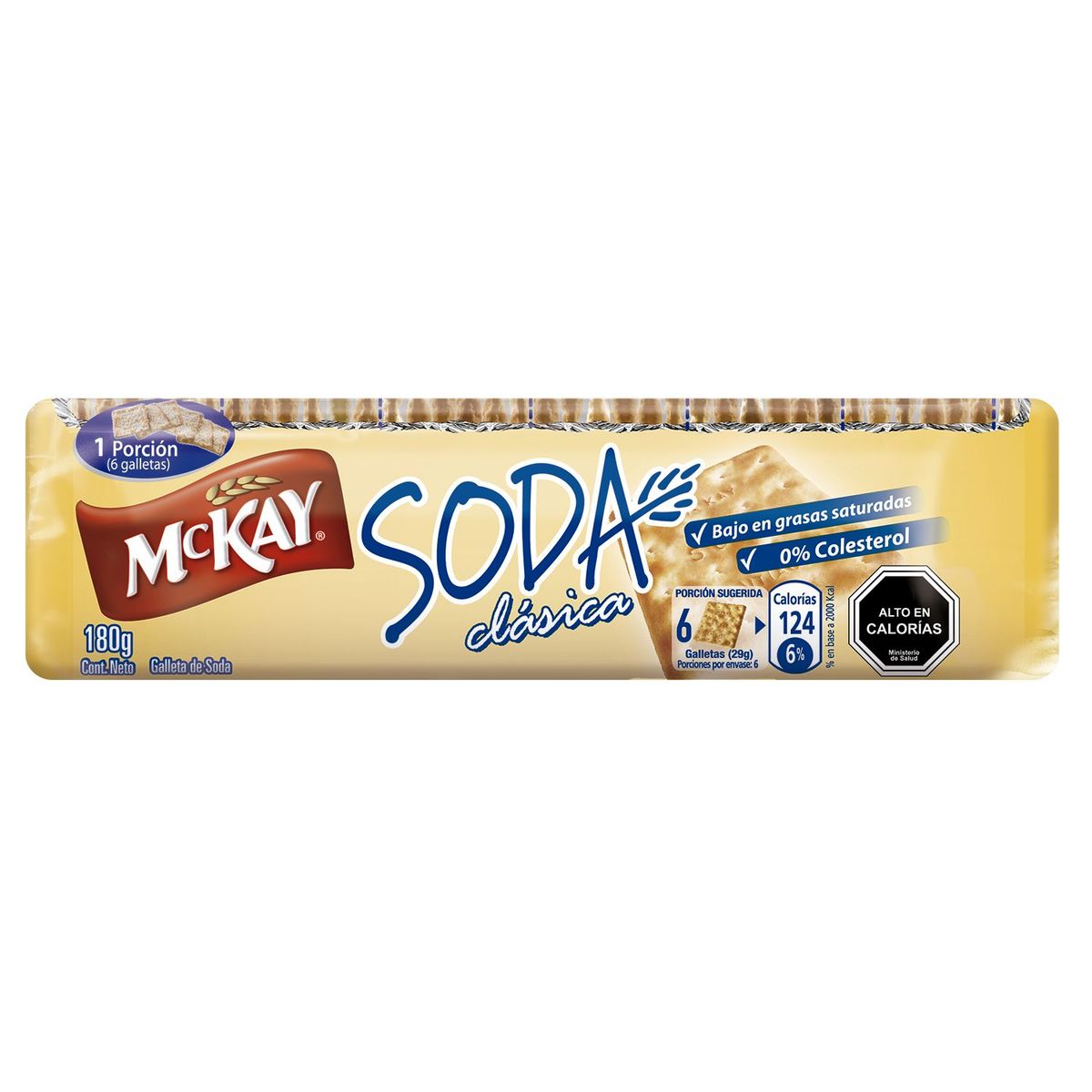 MCKAY - Galleta Soda Clásica Mckay 180 g
