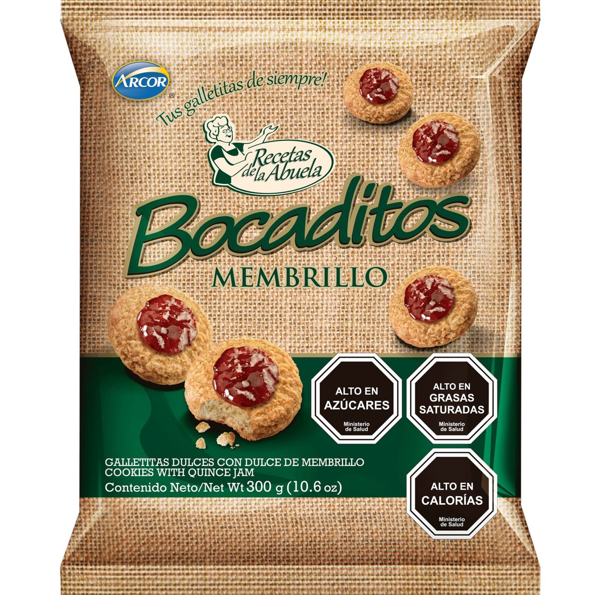 ARCOR - Galletitas Dulces Bocaditos Membrillo