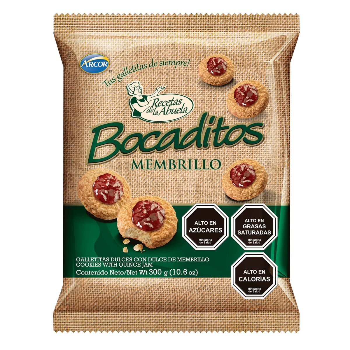 ARCOR - Galletitas Dulces Bocaditos Membrillo