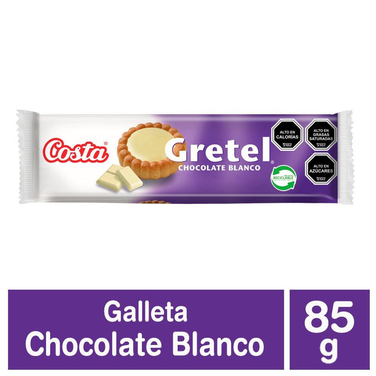 COSTA - Galleta Gretel Chocolate Blanco