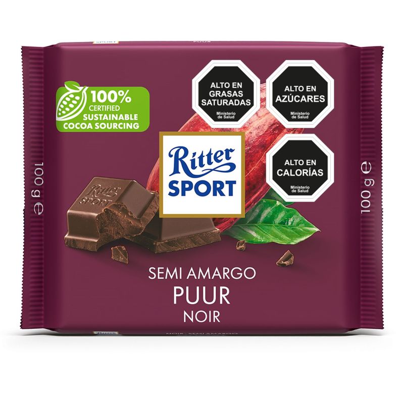 RITTER SPORT - Chocolate Barra