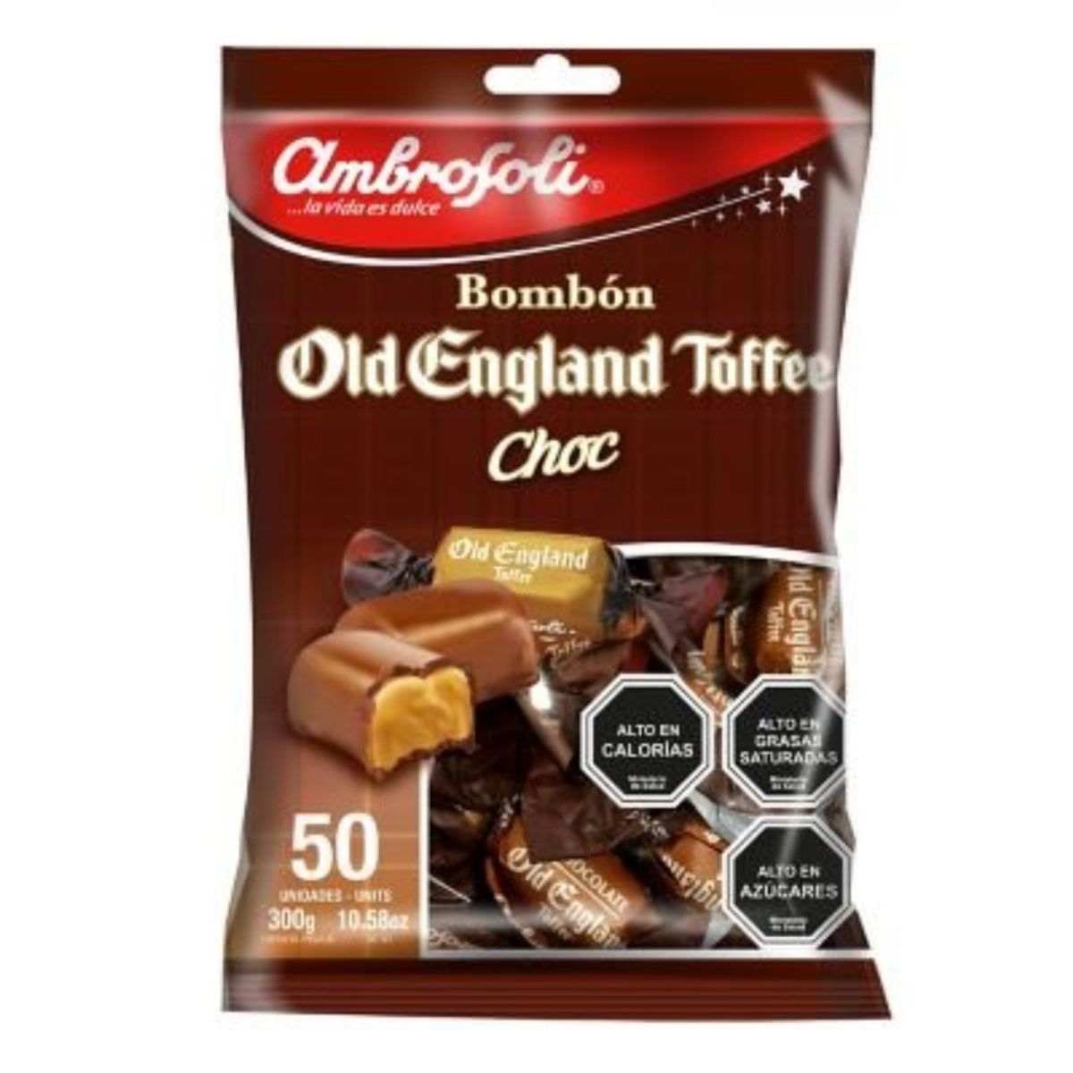 AMBROSOLI - Bombones Chocolate con Toffee Ambrosoli 300 g