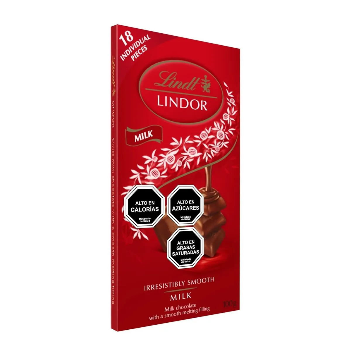 LINDT - Chocolate en Barra con Leche Lindt 100 g