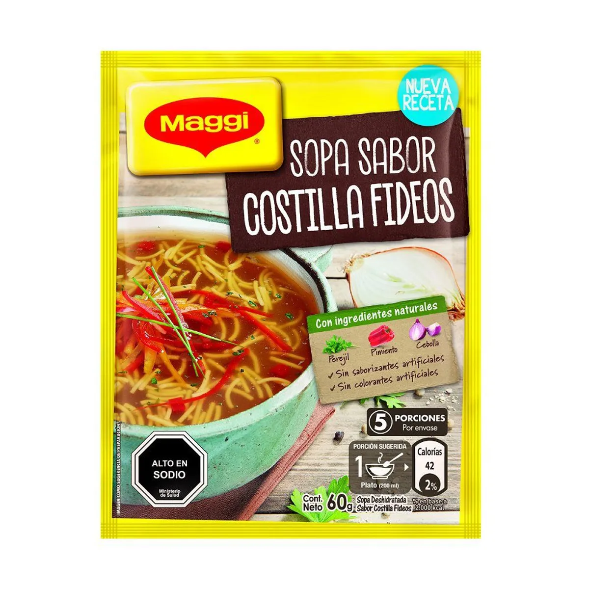 MAGGI - Sopa Sabor Costilla Con Fideos
