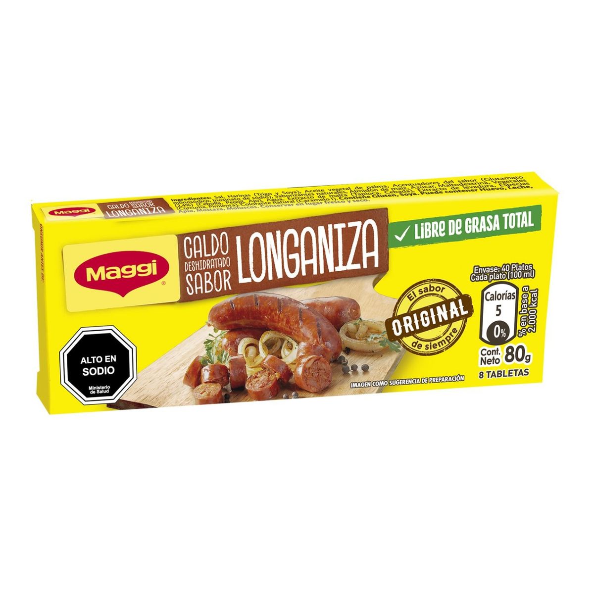 MAGGI - CALDO MAGGI LONGANIZA 4X10 GR. 12012746