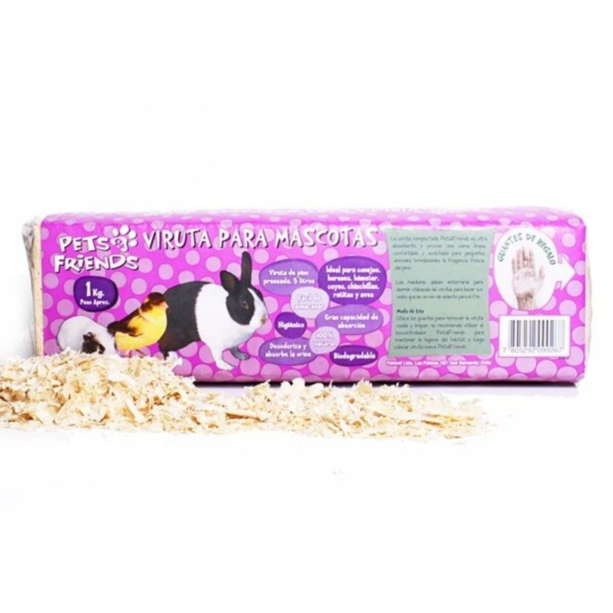 PETS AND FRIENDS - Viruta para Mascotas Pets & Friends 1 Kg