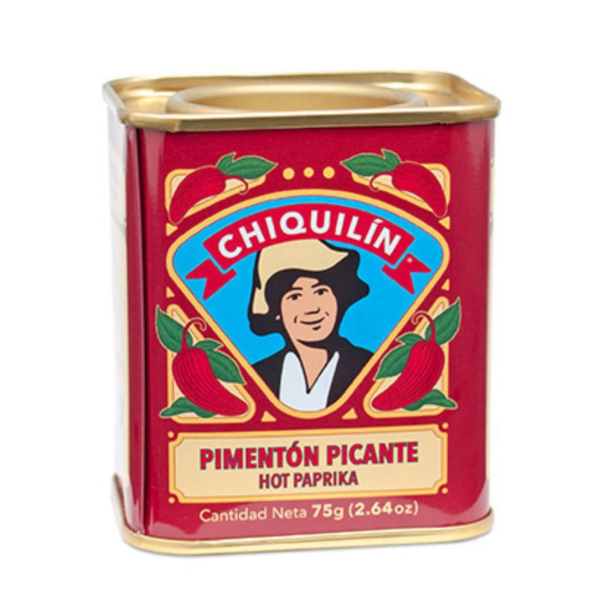 CHIQUILIN - Lata Pimentón Picante Paprika 75 gr