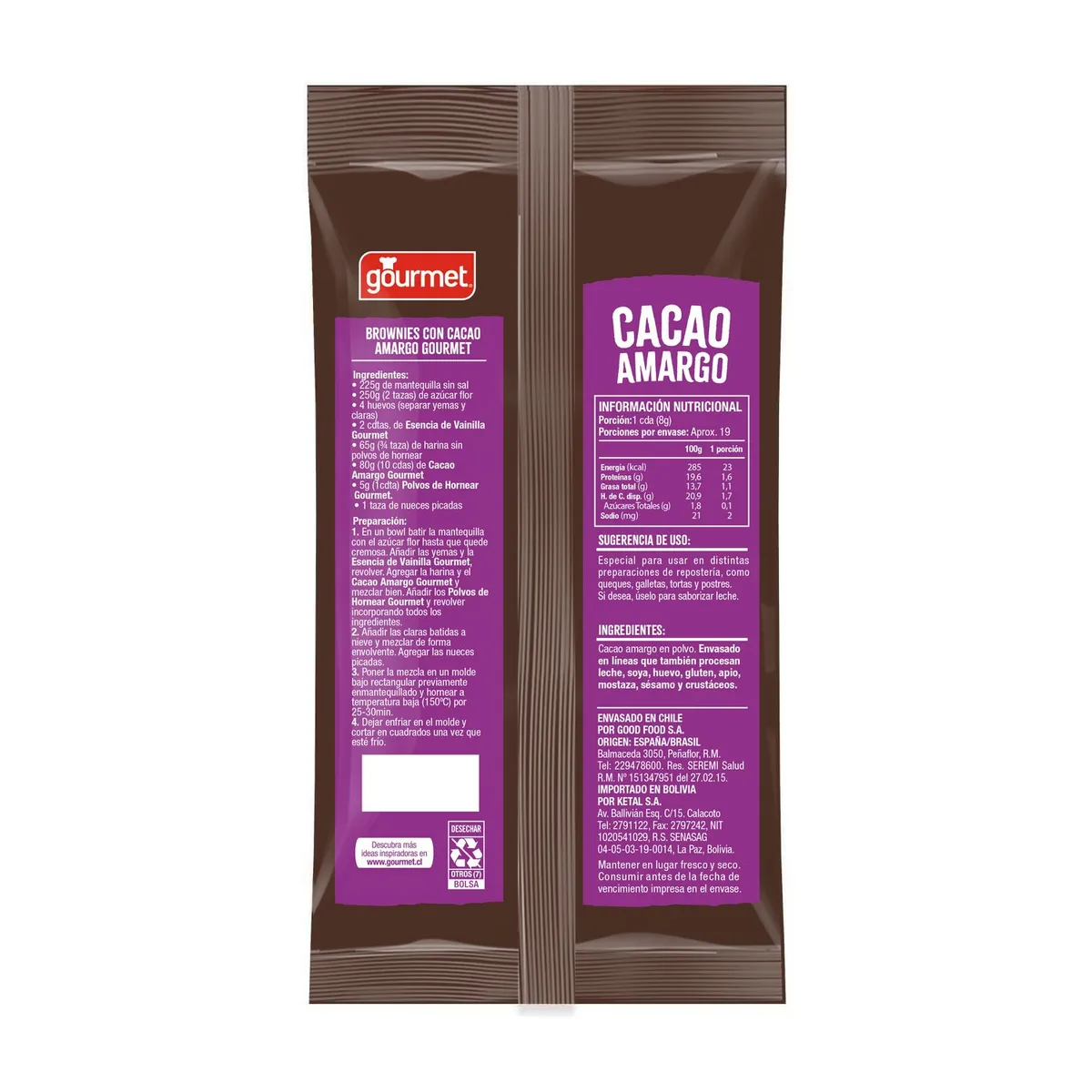 GOURMET - Cacao Amargo