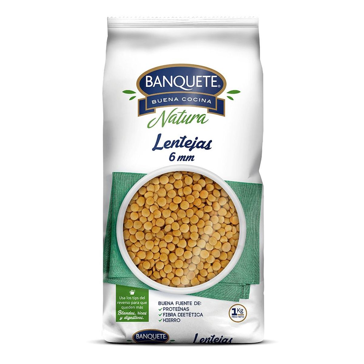BANQUETE - Lentejas 6 mm Banquete 1 Kg