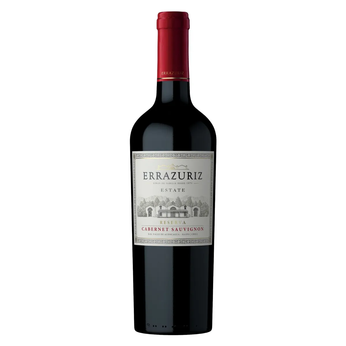 ERRAZURIZ - Vino Tinto Cabernet Sauvignon Reserva Errazuriz 10° 750 cc