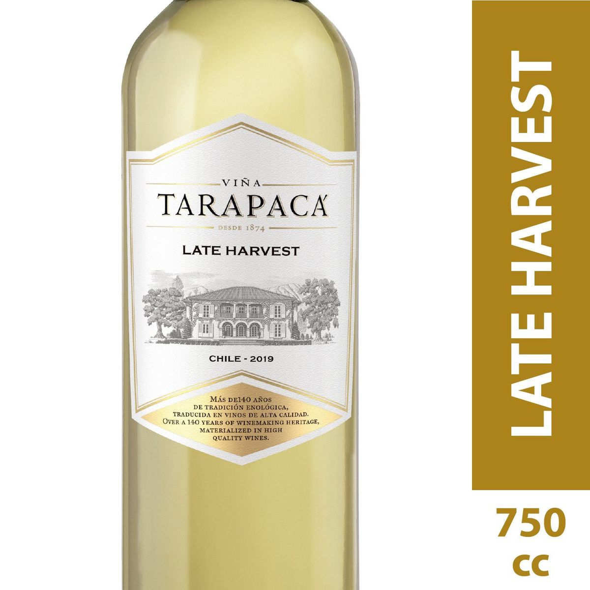 TARAPACA - Vino Blanco Late Harvest Tarapaca Reserva 13.5° 500 cc
