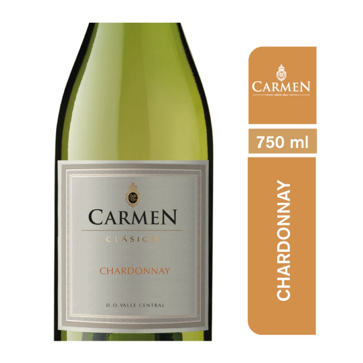 CARMEN - Vino Blanco Chardonnay Clásico Carmen 13.5° 750 cc