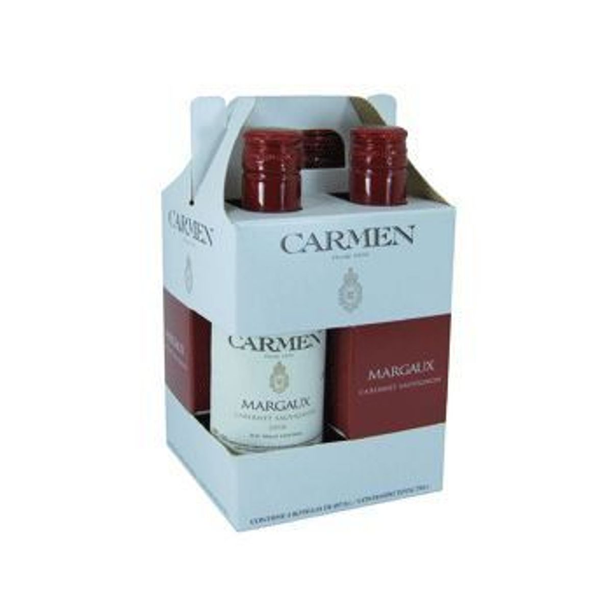 CARMEN - Fourpack Vino Tinto Cabernet Sauvignon Reserva