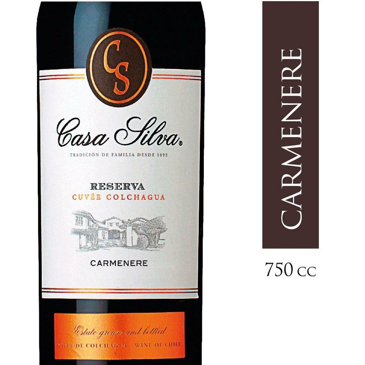 CASA SILVA - Vino Tinto Carmenere Reserva