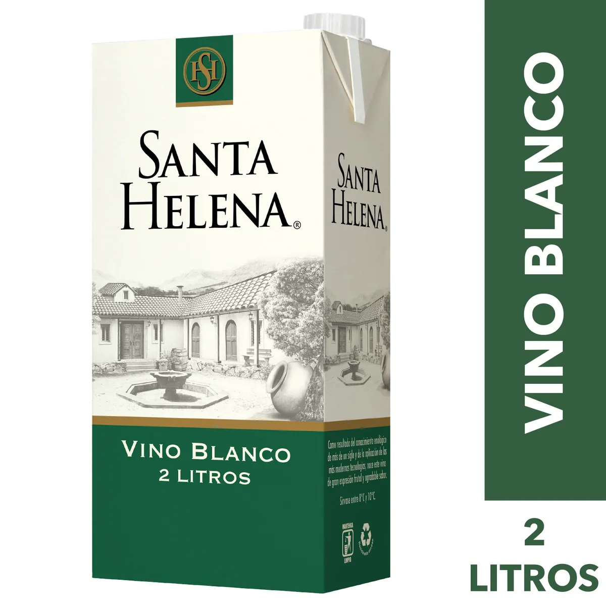 SANTA HELENA - Vino Blanco Cartón
