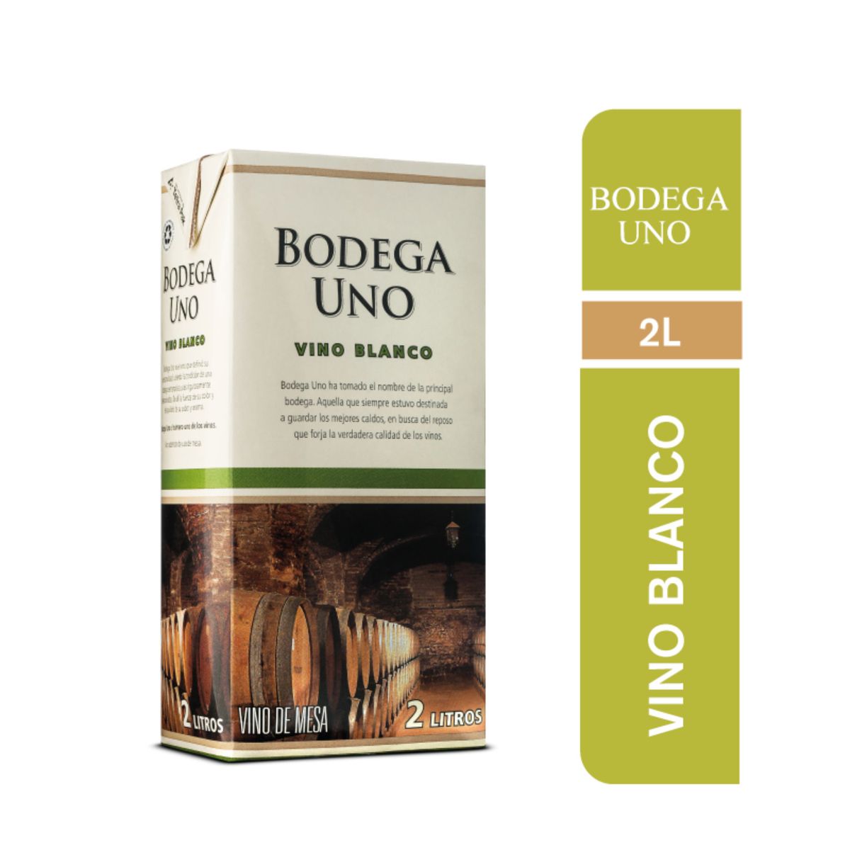 BODEGA UNO - Vino Blanco Familiar Tetra Ensamblaje