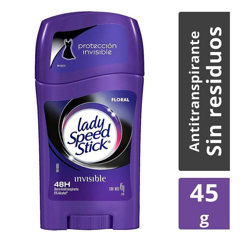 LADY SPEED STICK - Desodorante en Barra Lady Speed Stick Invisible Floral 45 g