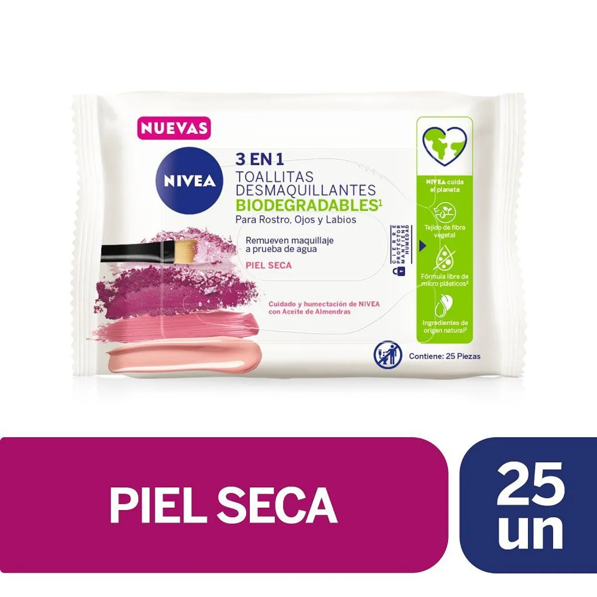 NIVEA - Toallitas Desmaquillantes Suaves Piel Seca