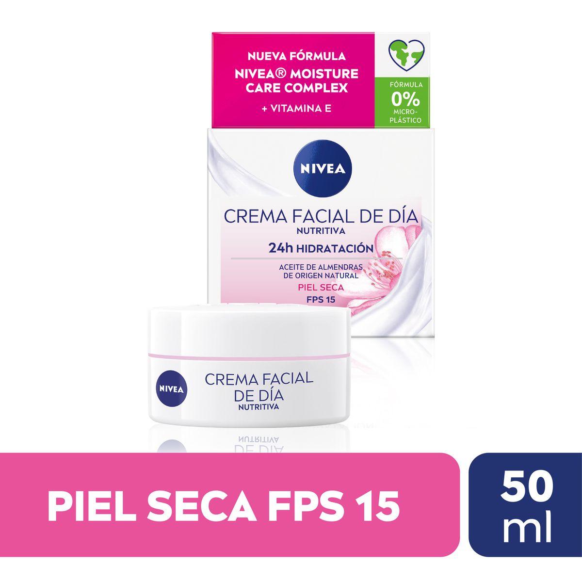 NIVEA - Crema Facial Hidratante Activa Dia Fps15 Piel Normal