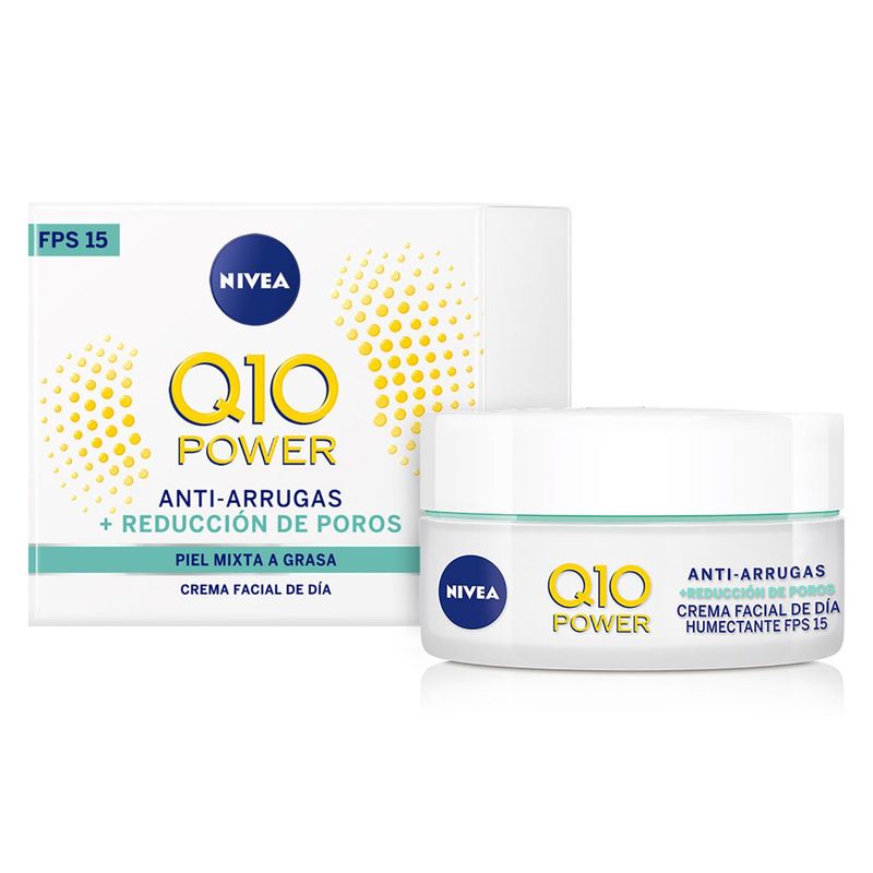 NIVEA - Crema Anti Arrugas Nivea Q10 Piel Mixta a Grasa 50 ml