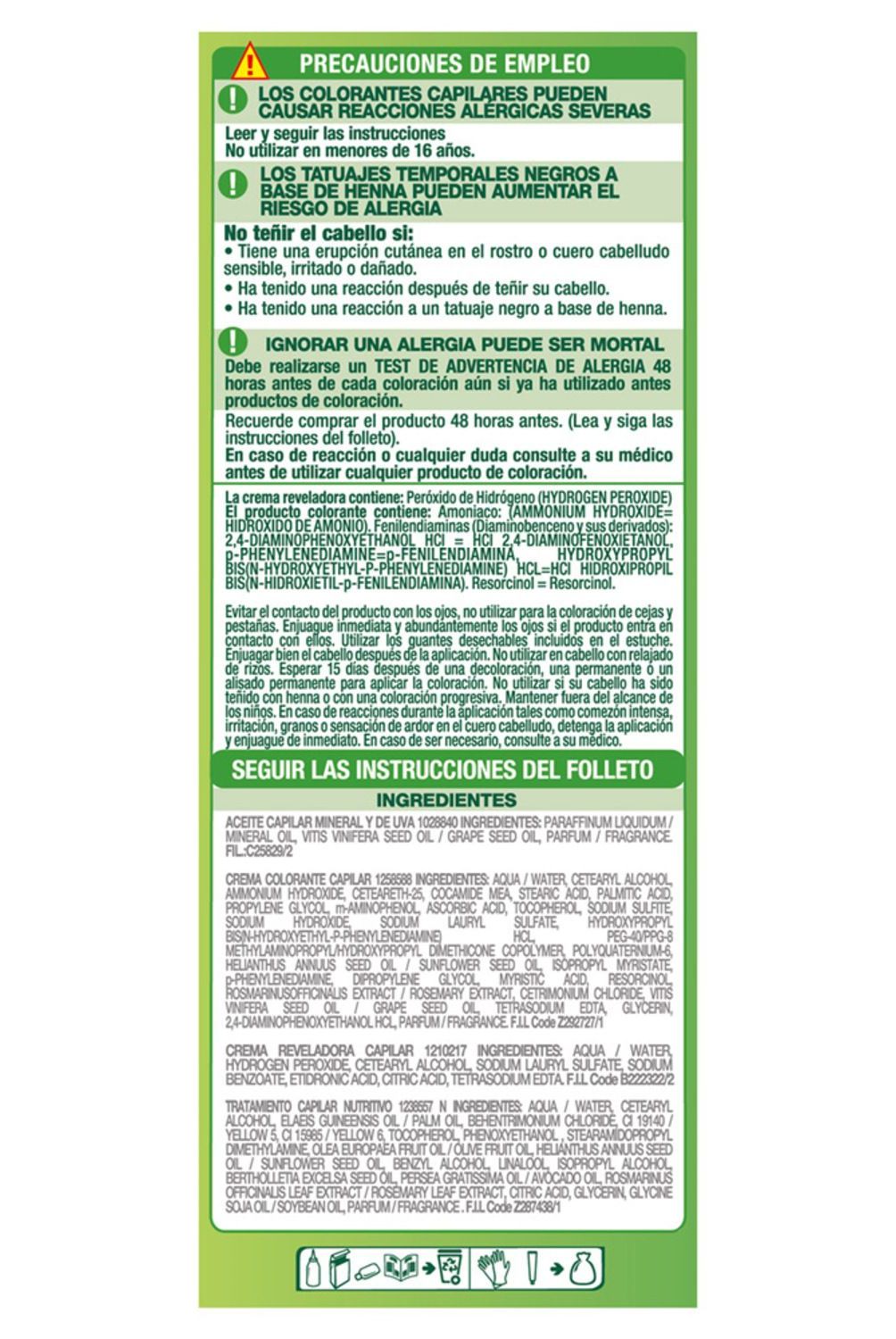NUTRISSE - Tintura Nutrisse Vainilla 3000 71