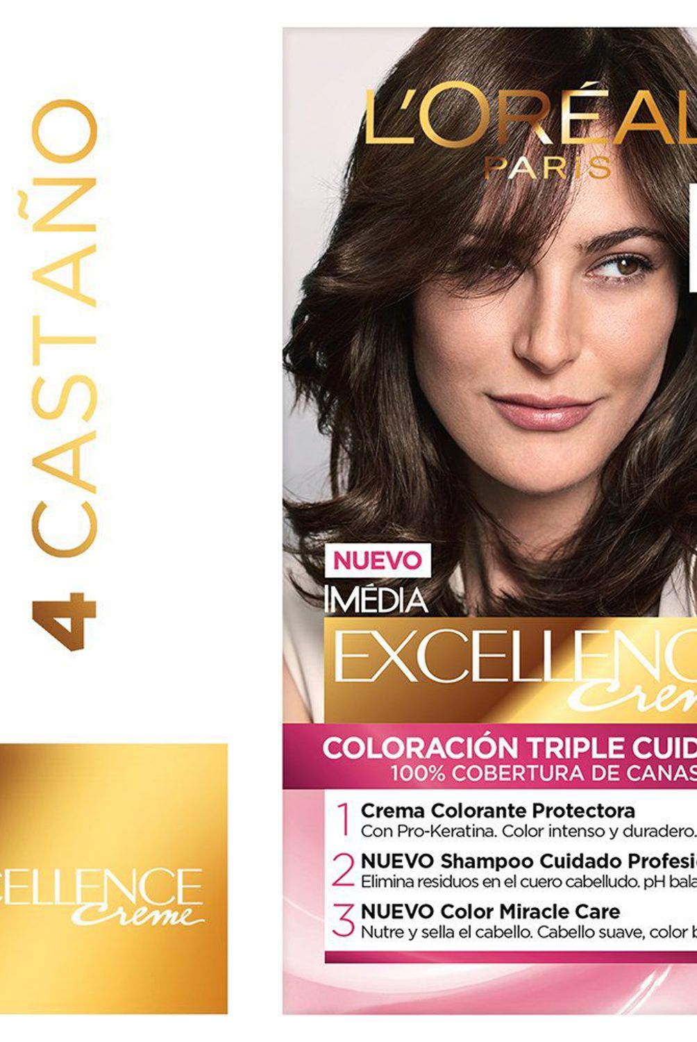 EXCELLENCE - Tintura Tono N° 4 Castaño
