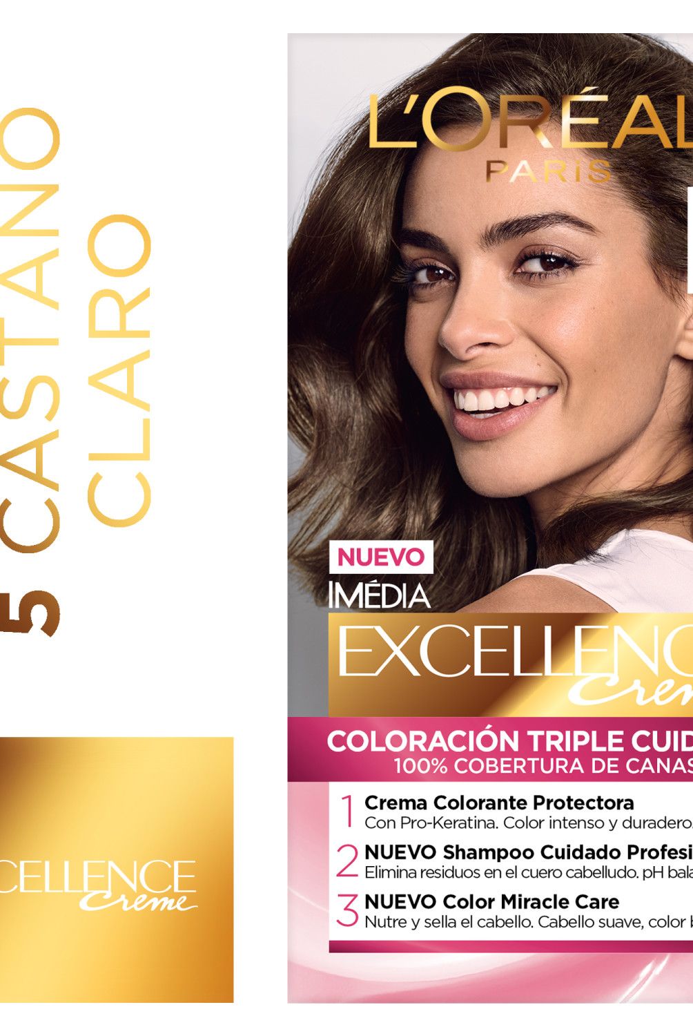 EXCELLENCE - Tintura Tono N° 5 Castaño