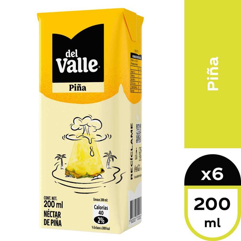 DEL VALLE - Néctar Andina del Valle piña