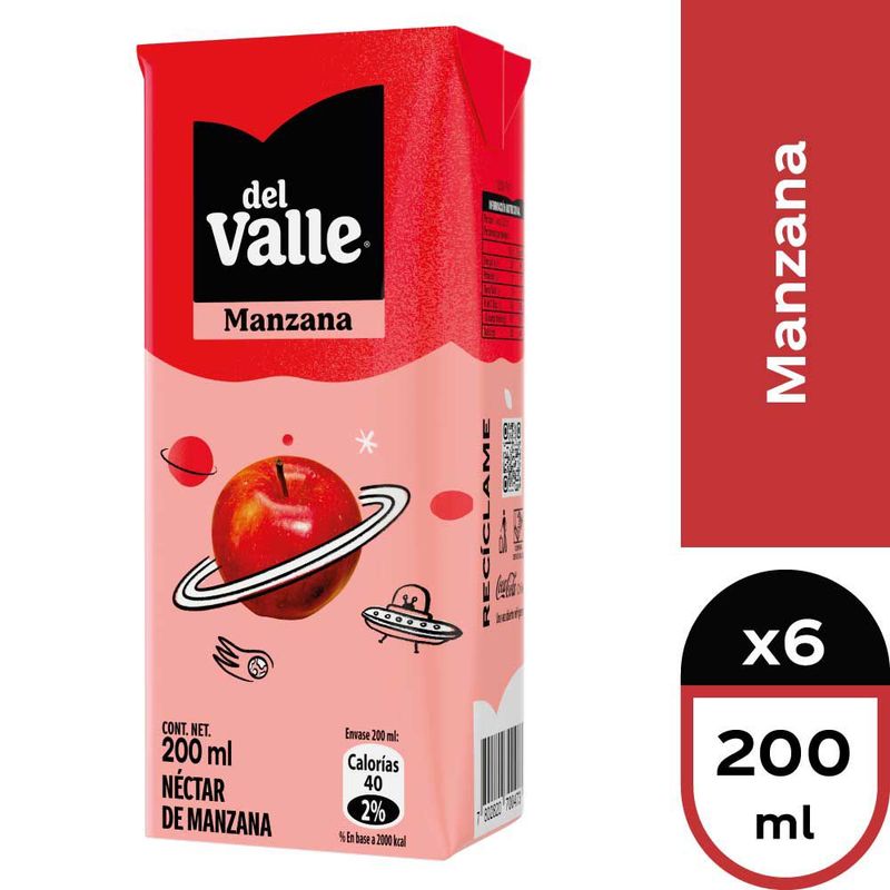 DEL VALLE - Néctar Andina del Valle manzana
