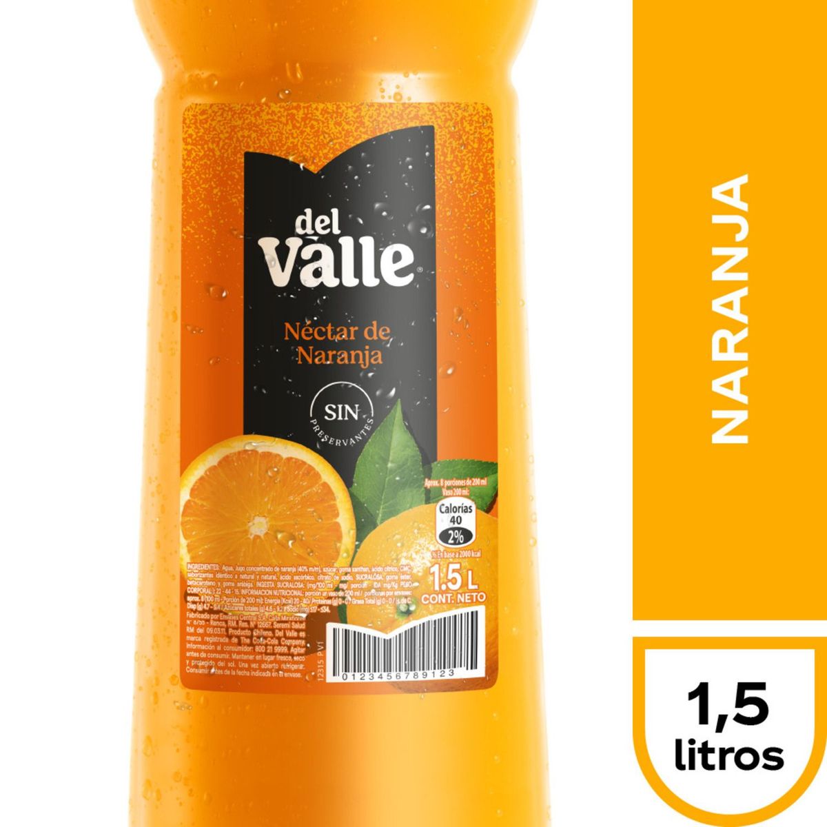 DEL VALLE - Néctar de Naranja Andina 1.5 L