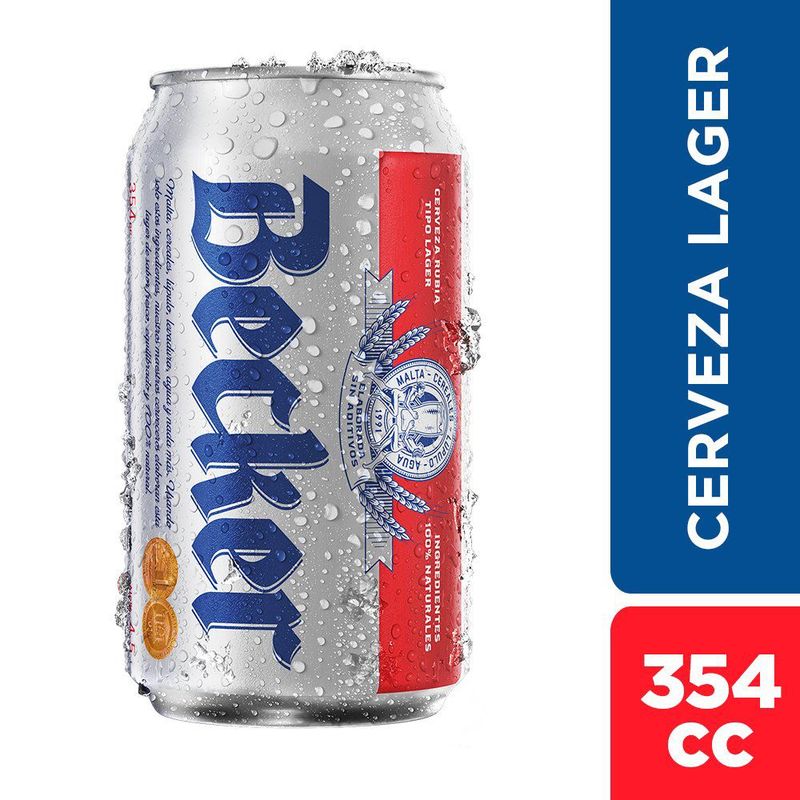 BECKER - CERVEZA BECKER LATA 4.5G GL 350 CC