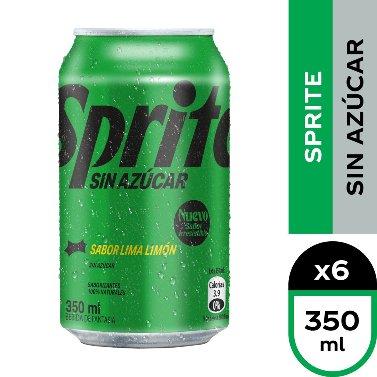SPRITE - Pack 6 Bebidas Sprite Zero Lata 350 ml