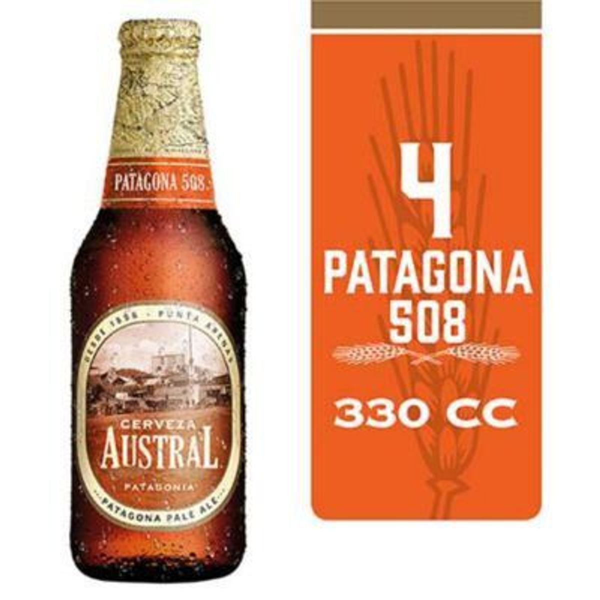 AUSTRAL - CERVE AUSTR PA ALE LO NECK 5G GL 4X330CC
