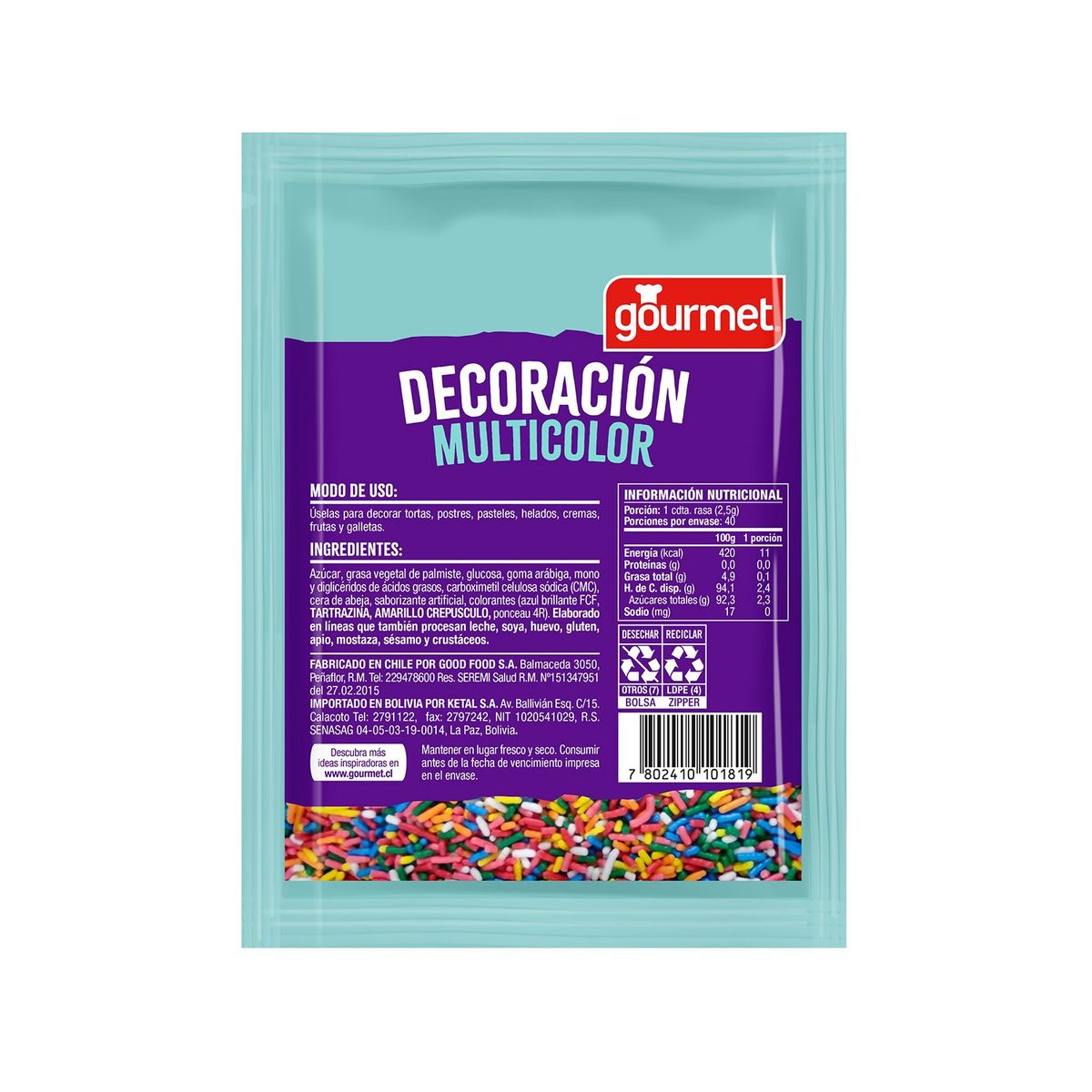 GOURMET - Decoracion Multicolor
