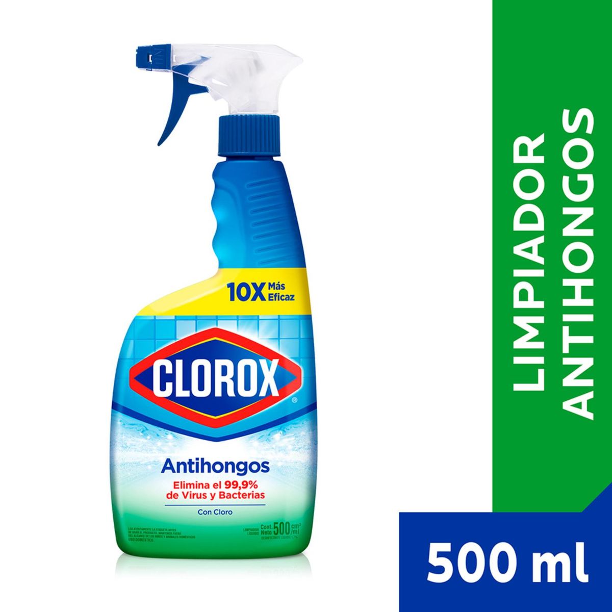 CLOROX - Limpiador de Baño Clorox Antihongos Gatillo 500 ml