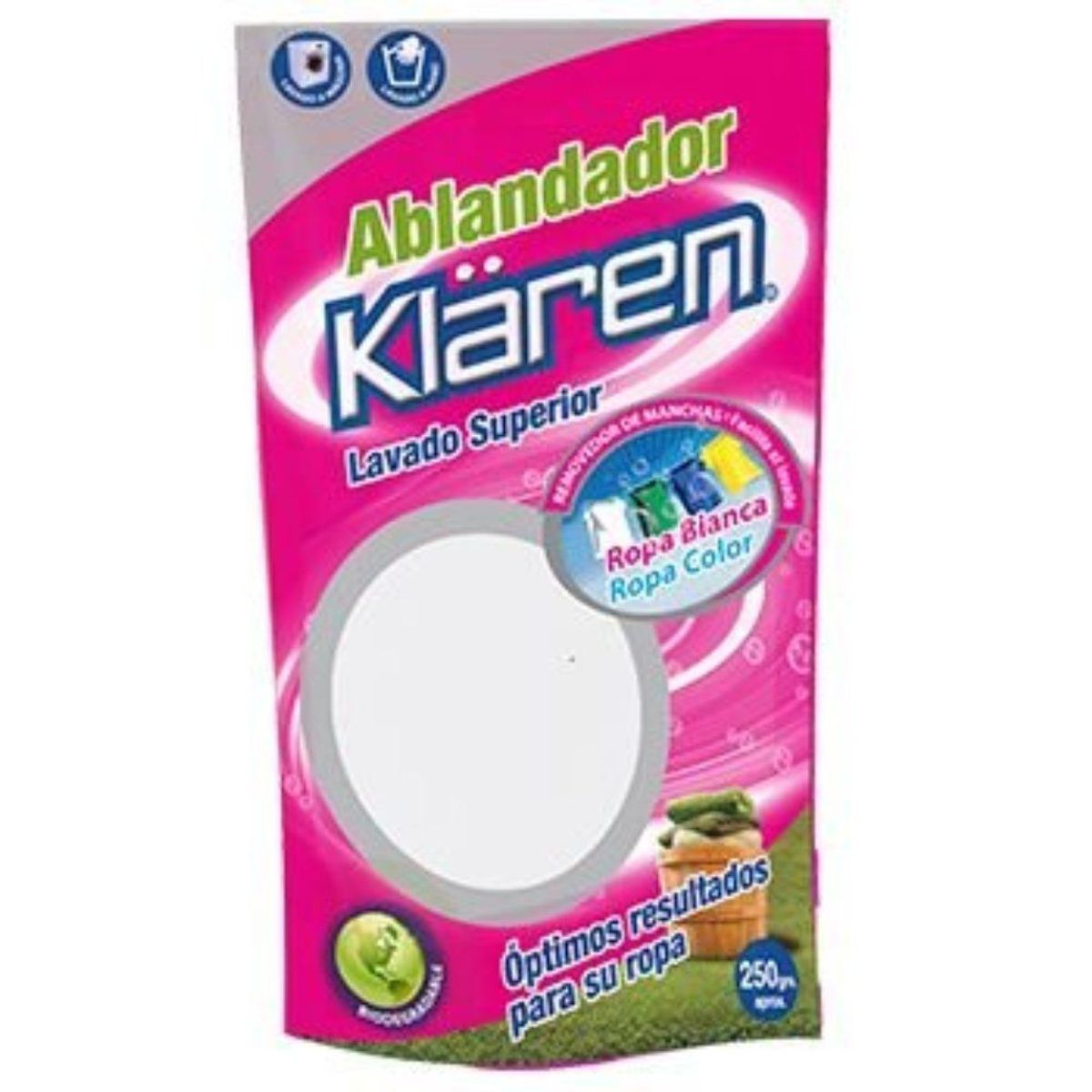 KLAREN - Ablandador de Ropa Quitamanchas Klaren 250 gr