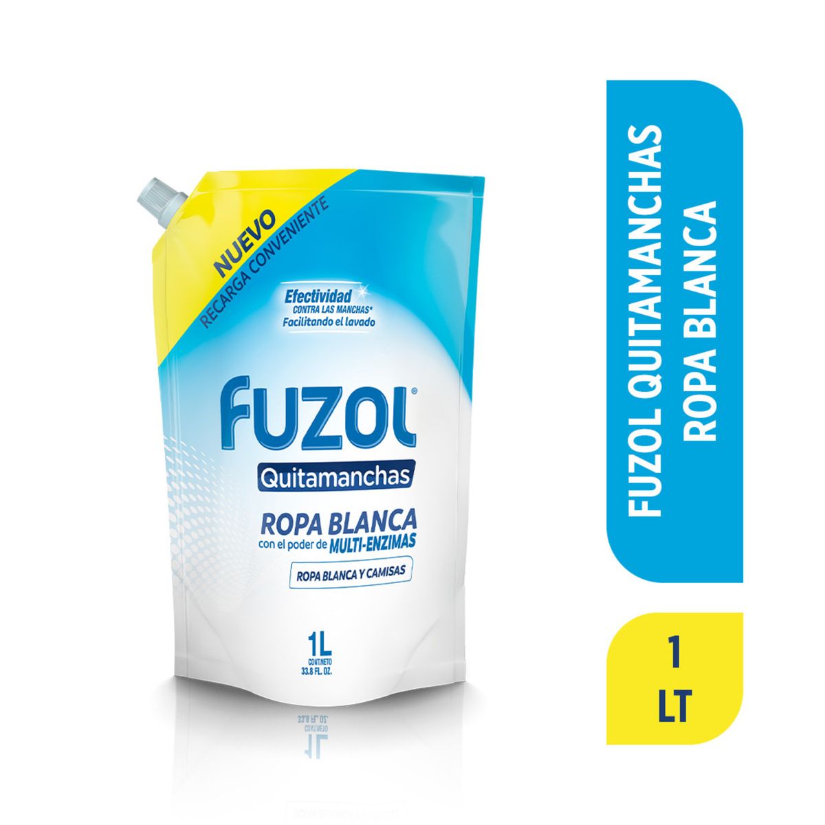 FUZOL - Quitamanchas Ropa Blanca Doypack Fuzol 1 lt