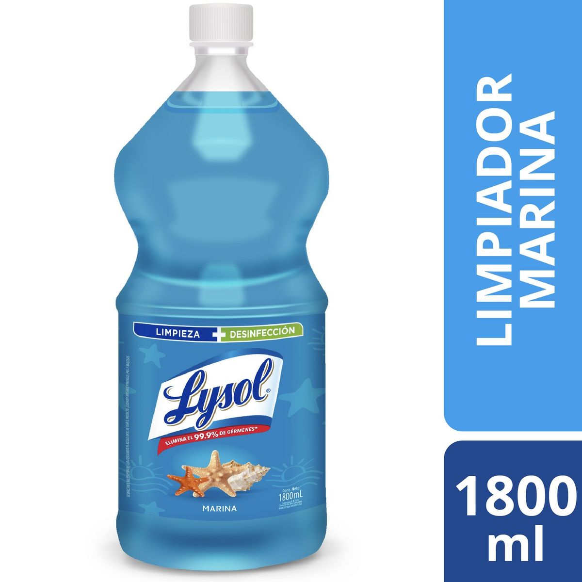 LYSOL - Limpiador Pisos Desinfección Marina