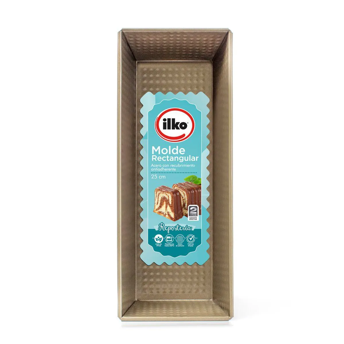 ILKO - Molde Rectangular 25 cm