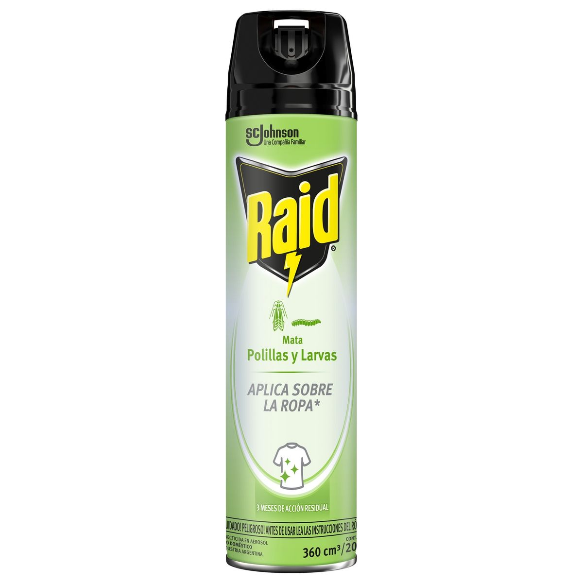 RAID - Insecticida Raid Mata Polillas 360 ml