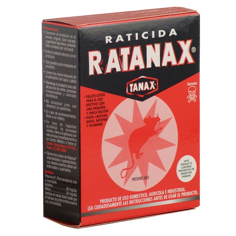 TANAX - Raticida Ratanax 50 g