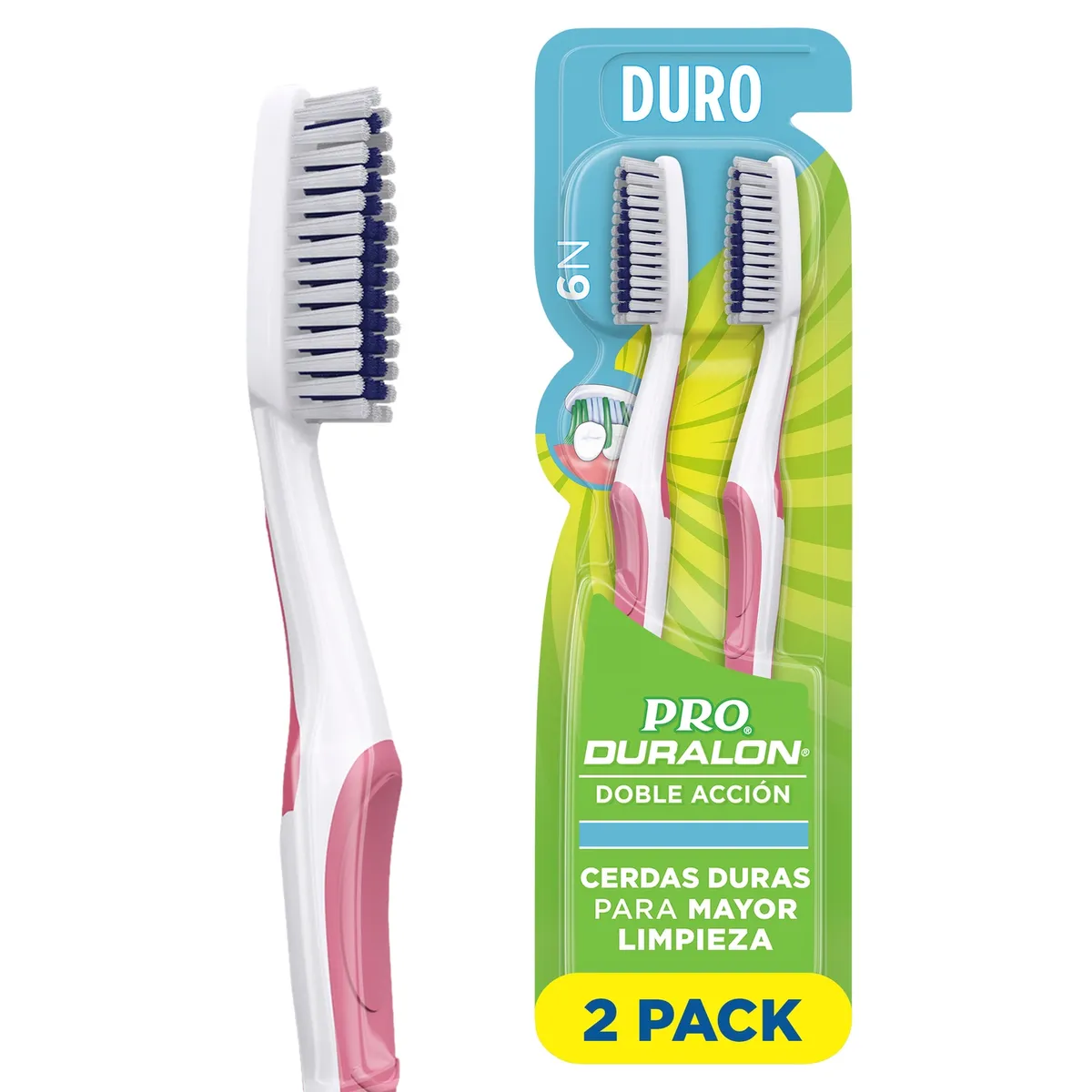 DURALON - Cepillo De Dientes Pro Doble Acción 6M