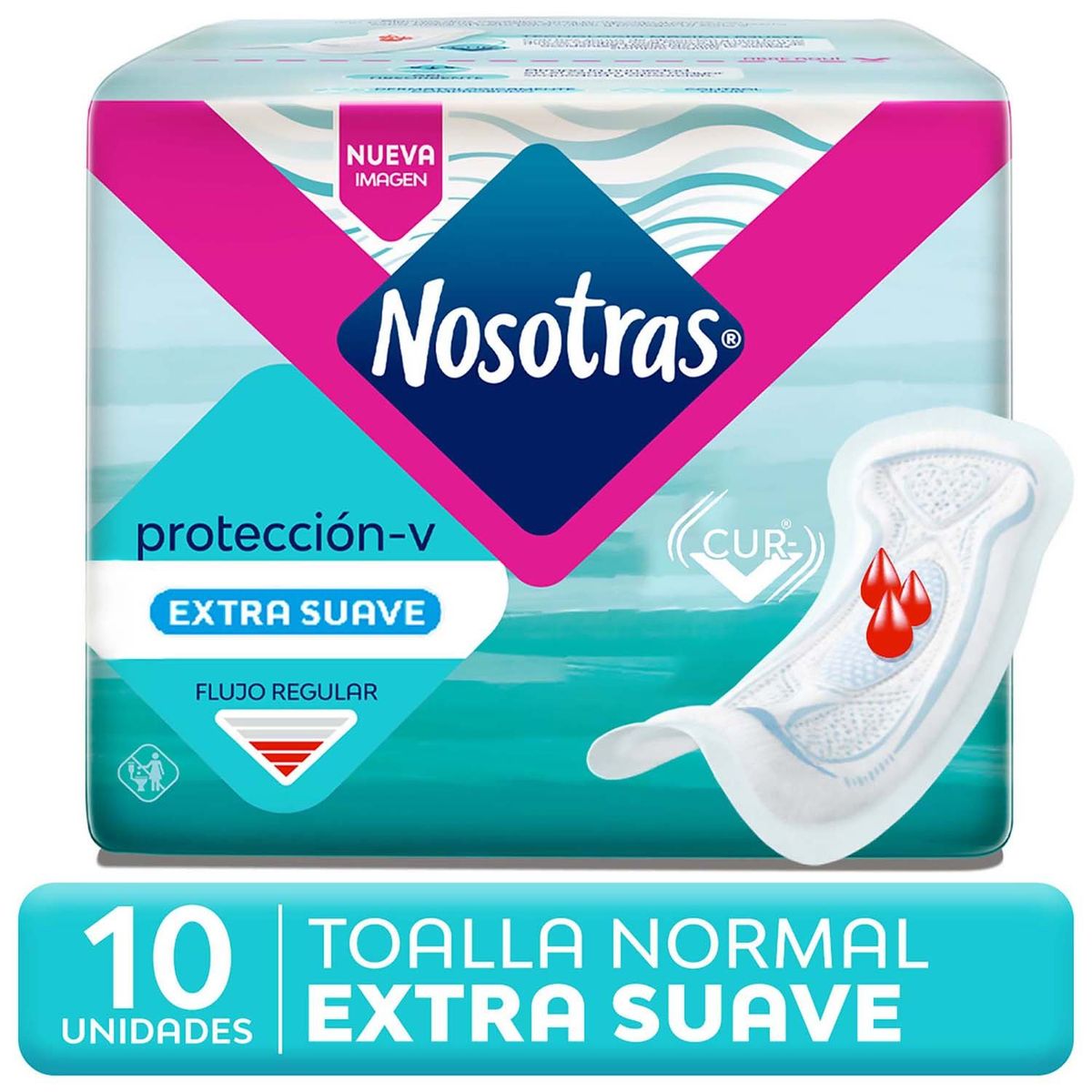 NOSOTRAS - Toalla Higiénica Nosotras Normal Suave S/Alas