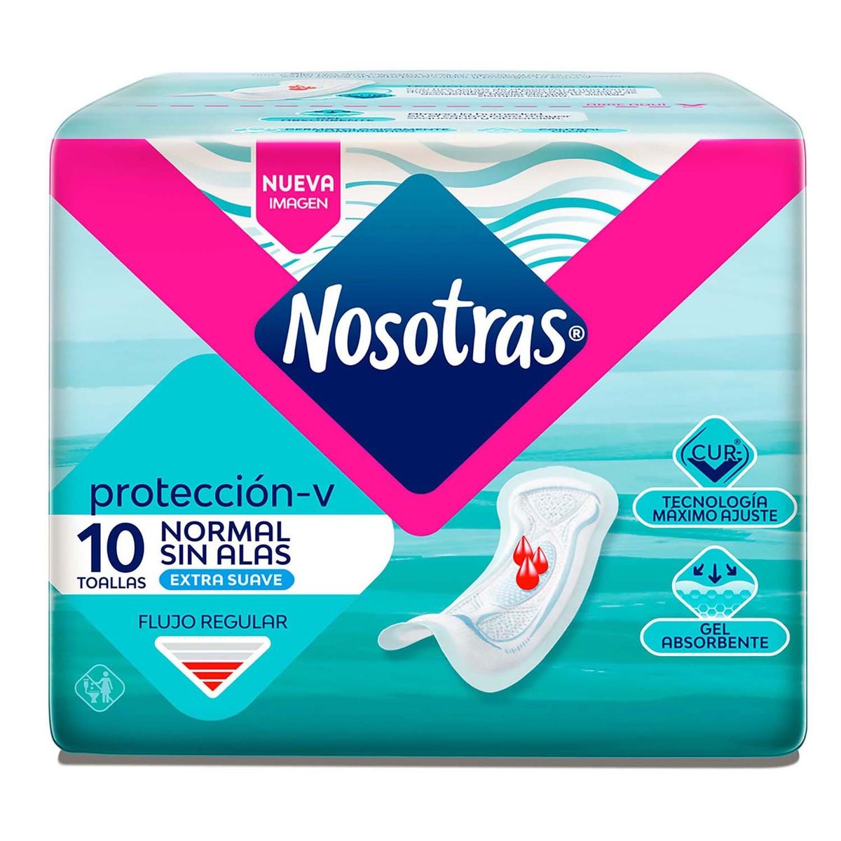 NOSOTRAS - Toalla Higiénica Nosotras Normal Suave S/Alas