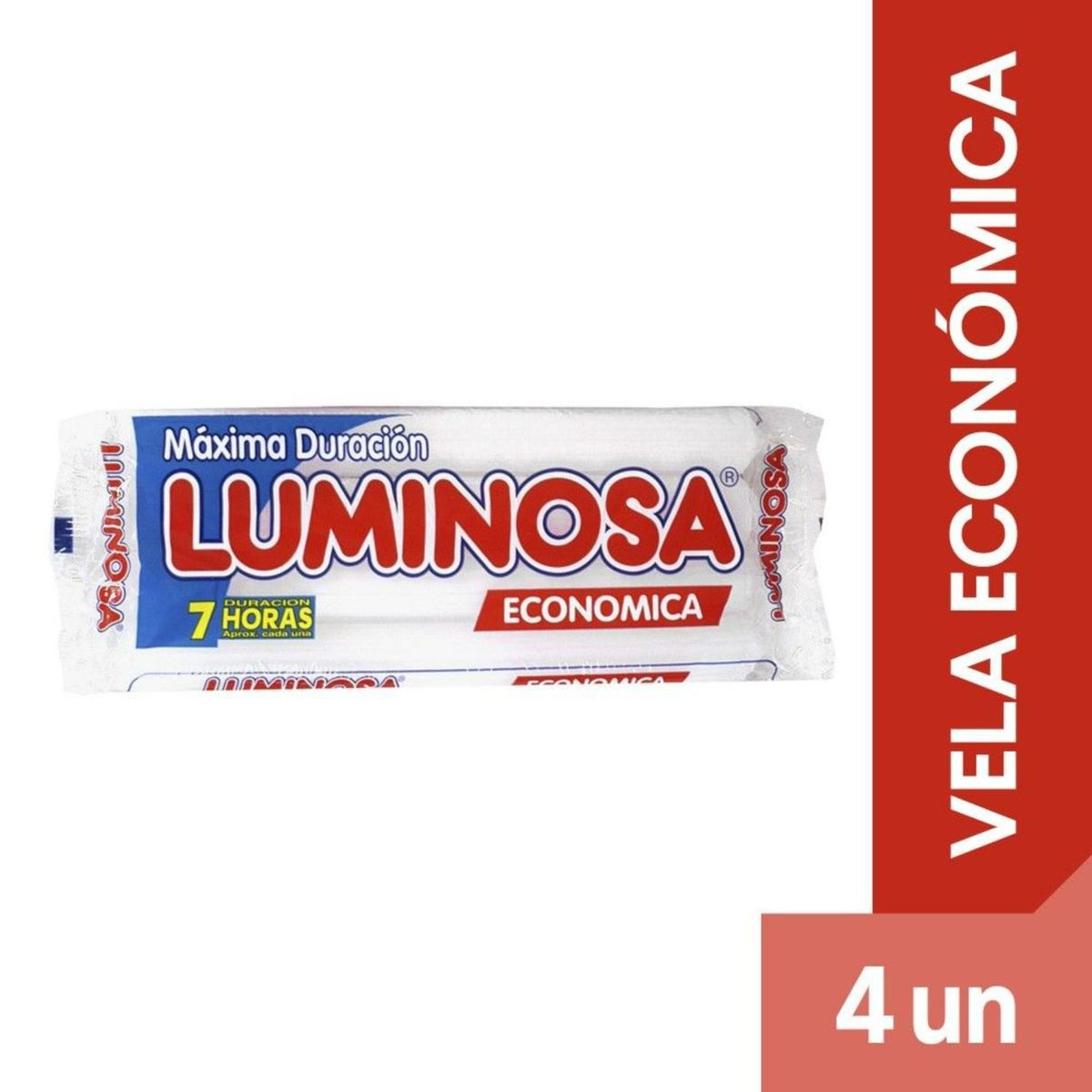 LUMINOSA - Pack Velas Luminosas Económica 4 Un