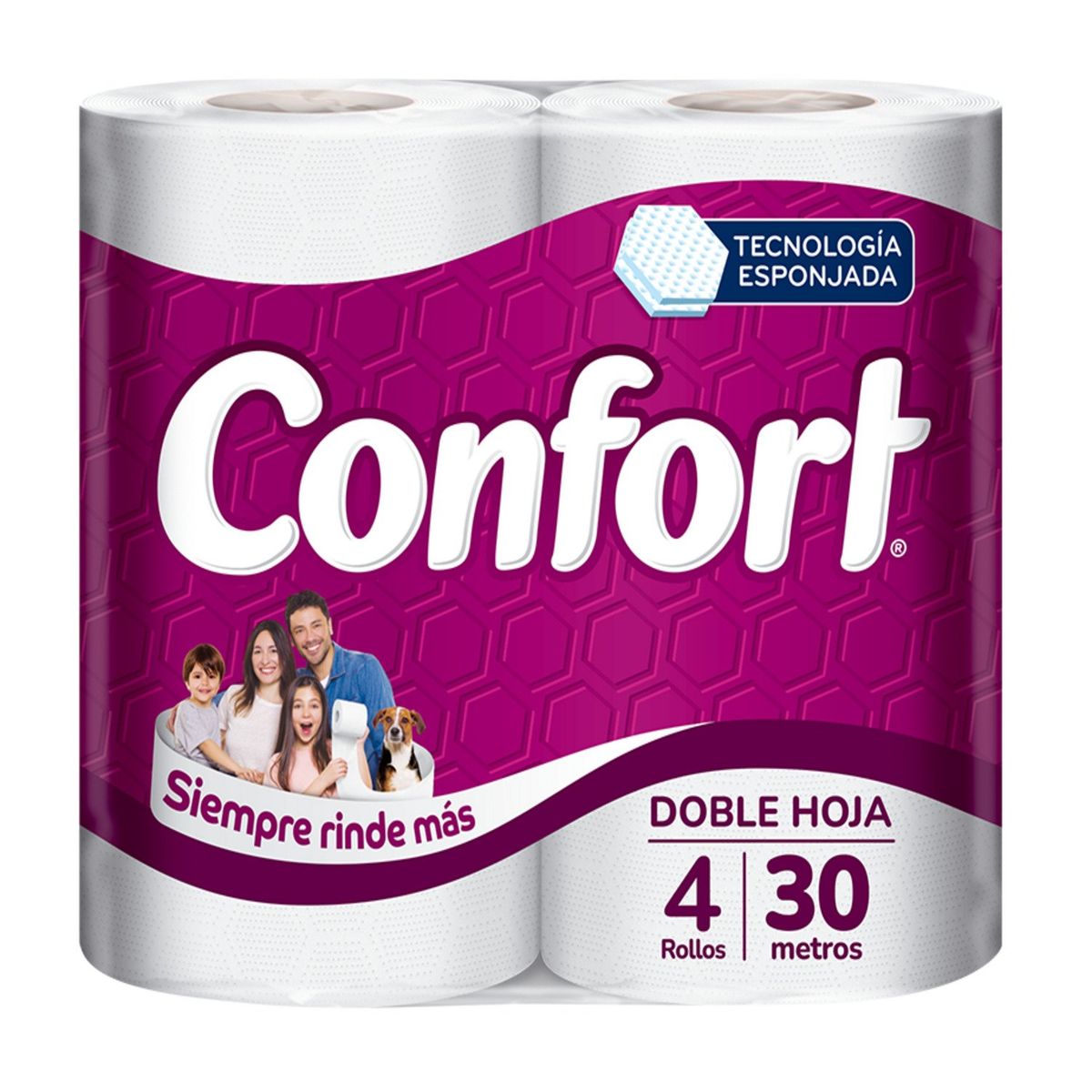CONFORT - Papel Higiénico Doble Hoja