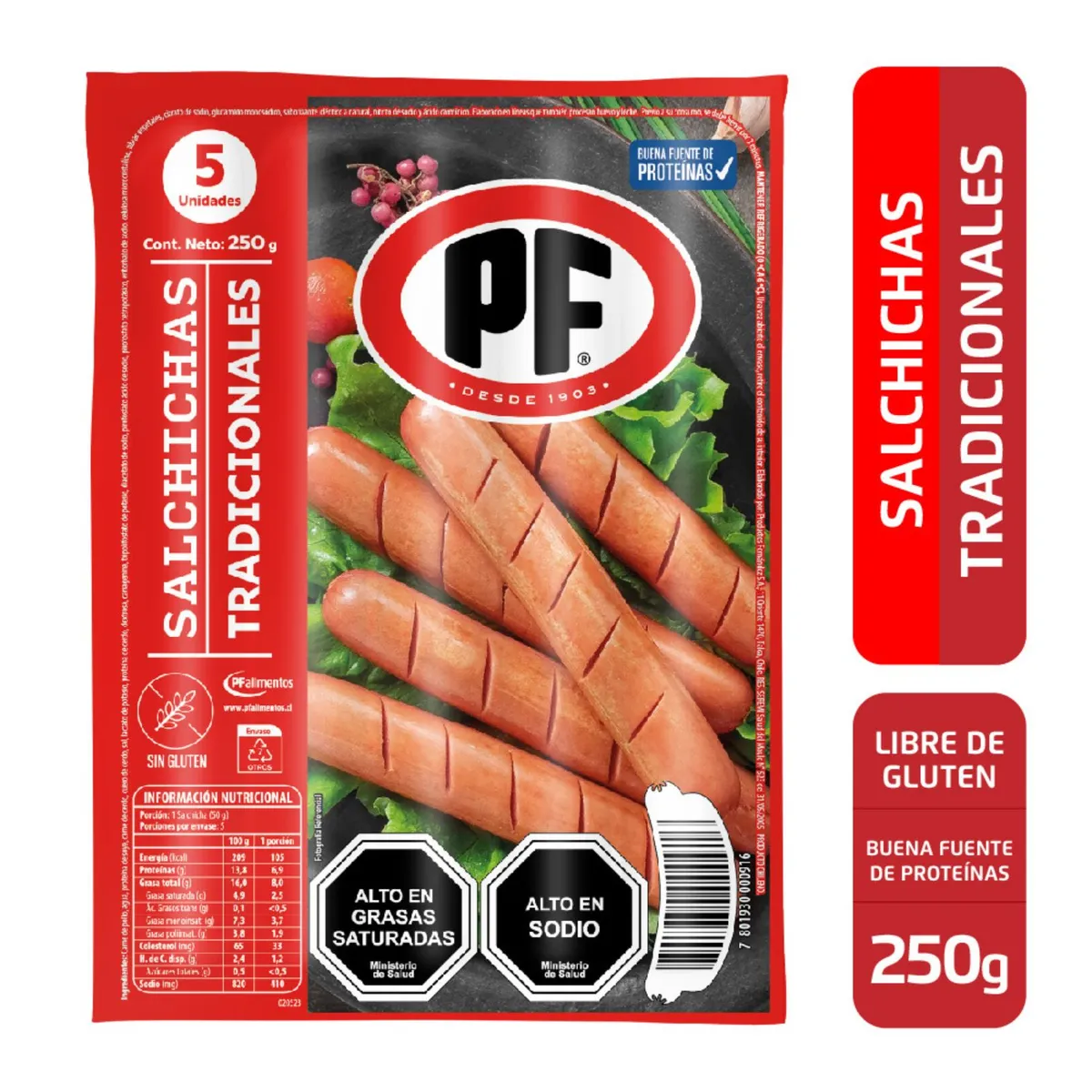 PF - Salchichas Tradicionales PF 5 un