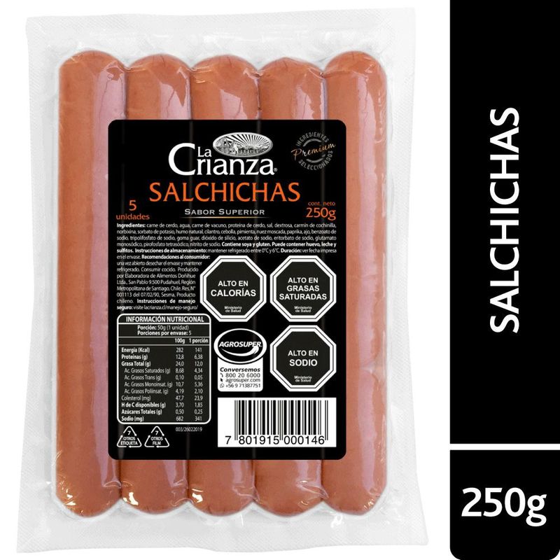 LA CRIANZA - Salchicha  5 un